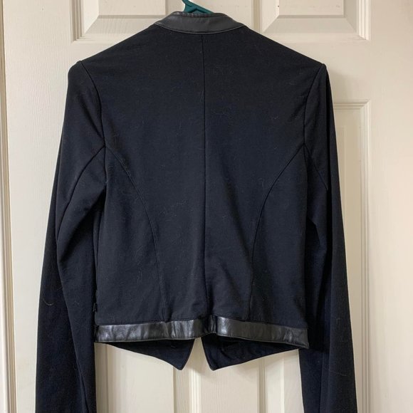 🌷3 for$25🌷Foxy Jeans, US M (Fits Small), Black Pleather Trim Blazer - Picture 4 of 8